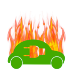 지하주차장에서 발생한 전기차 화재 사고